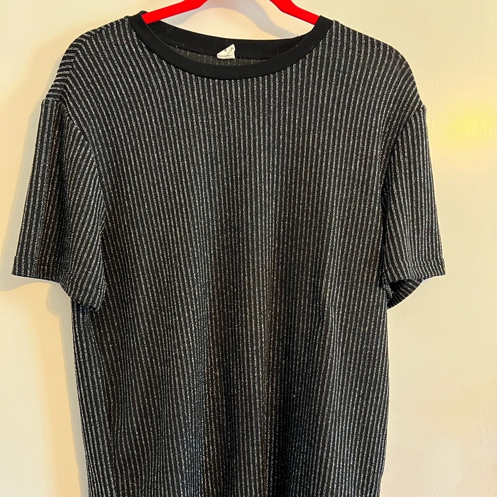 Shiny and Glitchy Dress Tee